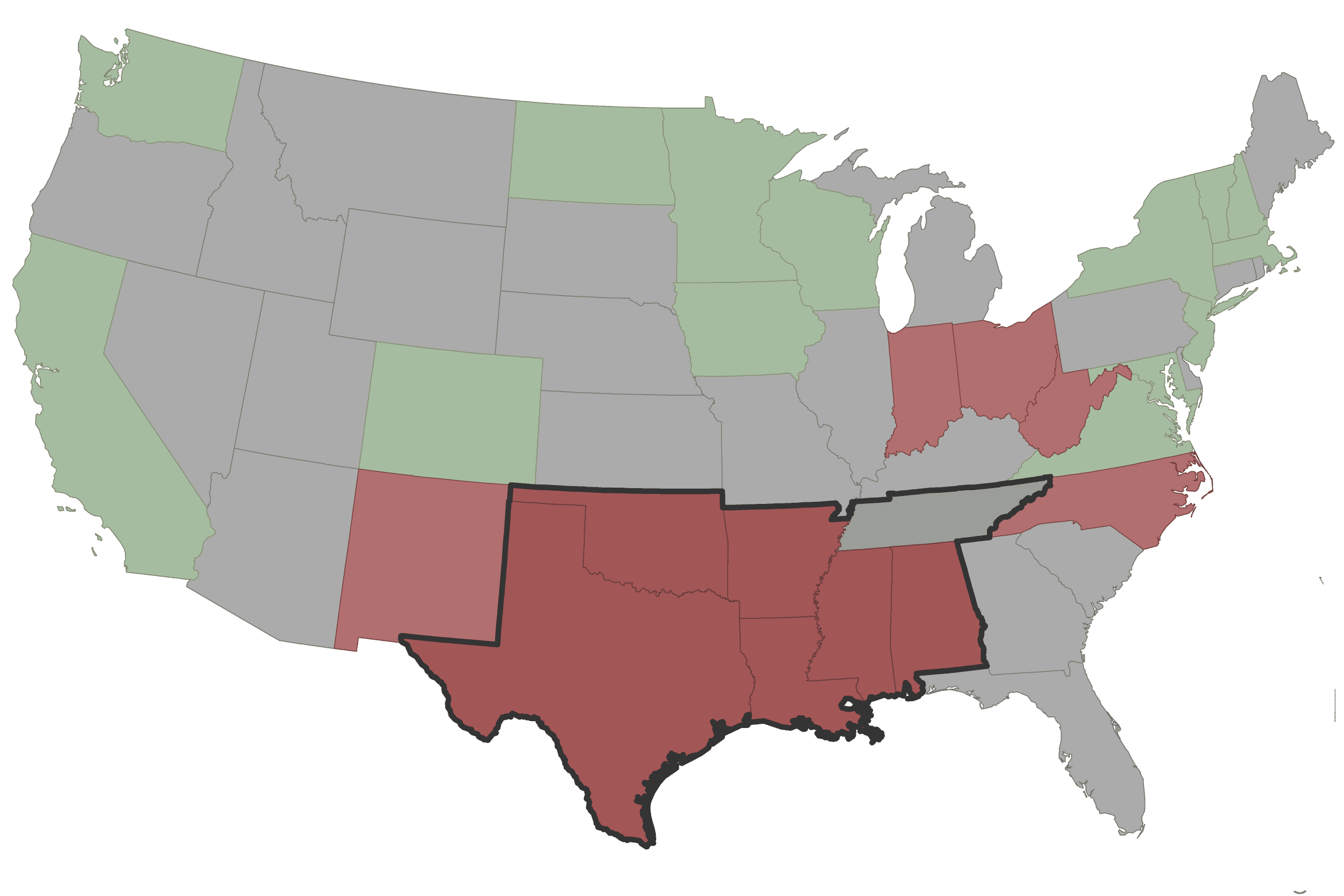 Food insecure states in the country