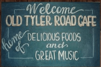 Old Tyler Road Cafe menu board