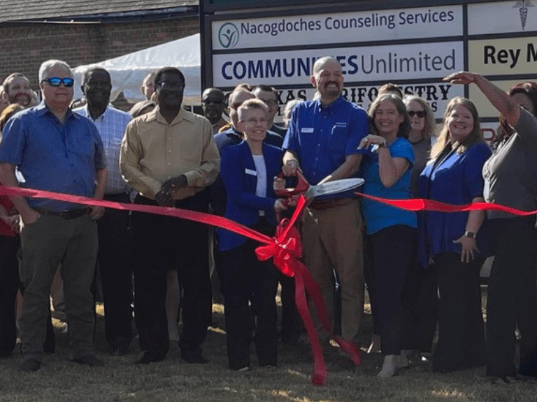 Ribbon Cutting for our new office in Nacogdoches, TX