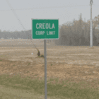 Village of Creola city sign
