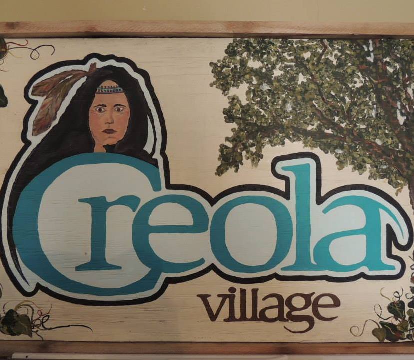 Village of Creola city sign
