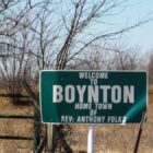 Boynton city sign