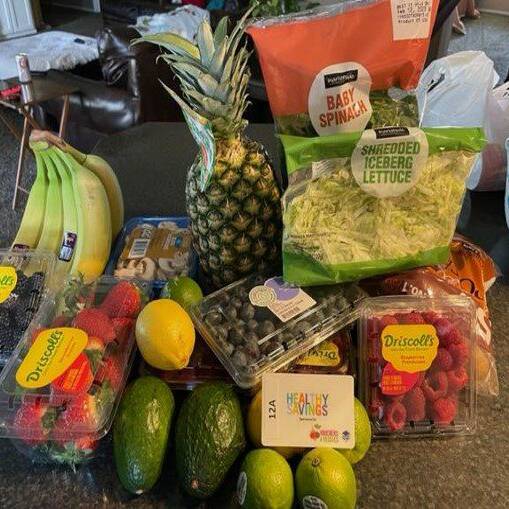 Produce purchased as part of the Booneville Bucks pilot program