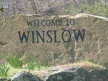 Winslow, AR welcome sign