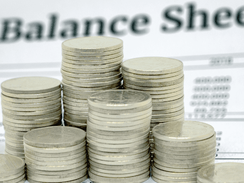Coins with balance sheet