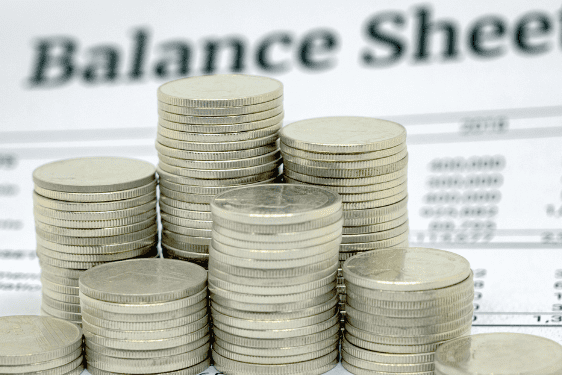 Coins with balance sheet