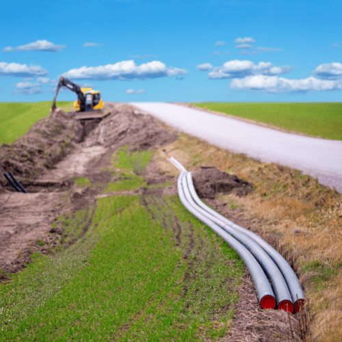 Broadband Cables being laid in the country