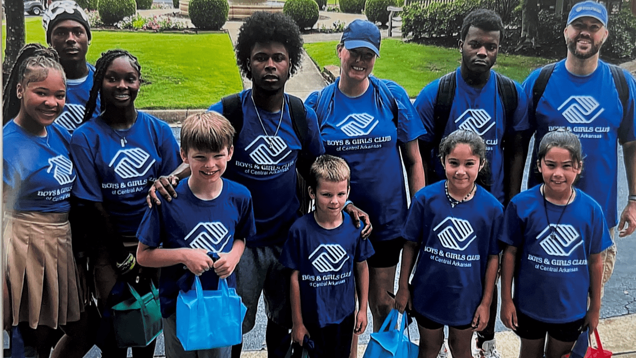 The Boys & Girls Club of Central Arkansas sent this picture and note: