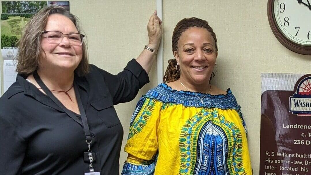 (L-R) CU's Stacey Scarce, Nnika Tinney-Davis, Washington Louisiana Mayor Dwight Landreneau, Grant Writer Amber Savoie