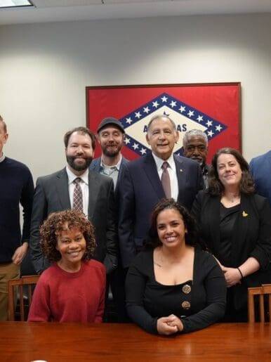 Liz and JoJo from WSBZ Farms met with Arkansas Senator John Boozman in Washington, D.C., in February 2025. As active members of the National Sustainable Agriculture Coalition (NSAC), they participated in multiple meetings on Capitol Hill, advocating for policies that support sustainable farming and rural communities.