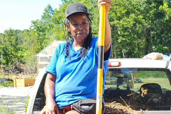 Evans credits her grandparents’ gardening knowledge and the richness of the land for shaping her approach to farming and wellness.
