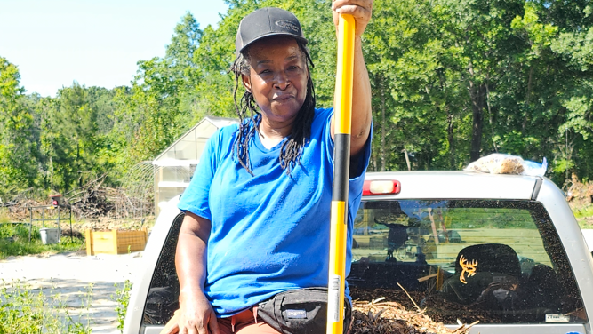 Evans credits her grandparents&rsquo; gardening knowledge and the richness of the land for shaping her approach to farming and wellness.